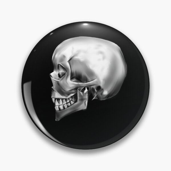 Item preview, The Grey Scale Skull designed and sold by Wish Design.