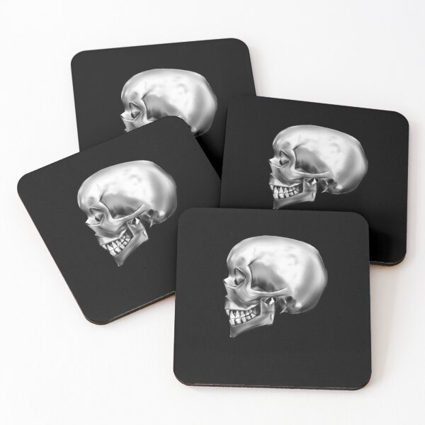 Item preview, The Grey Scale Skull designed and sold by Wish Design.