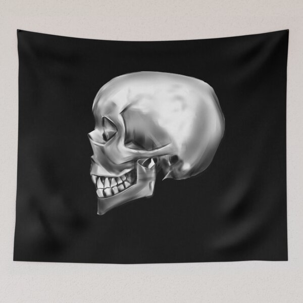Item preview, The Grey Scale Skull designed and sold by Wish Design.
