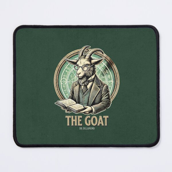 Item preview, Dr. Dillamond - Wicked GOAT Illustration with Broadway Pun designed and sold by PricklyBearArt.