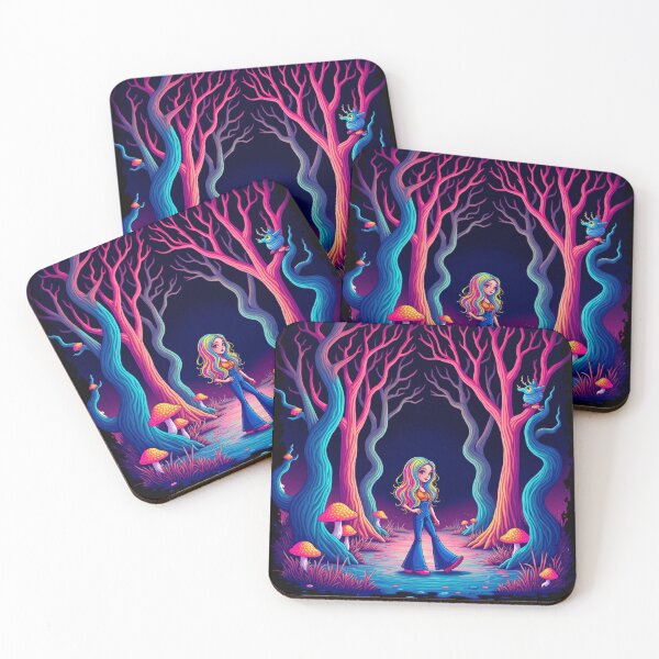 Item preview, Enchanted Neon  Woods designed and sold by PattaZone.