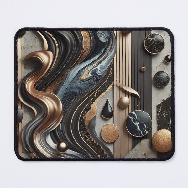 Item preview, Bold Marble with Metallic Accents designed and sold by MZCREATIONS144.
