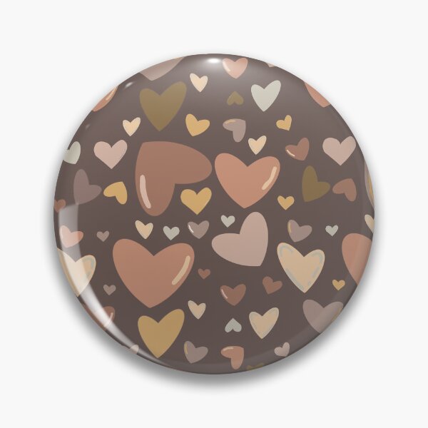 Item preview, Hearts Pattern in Mocha Mousse designed and sold by jshuphotography.