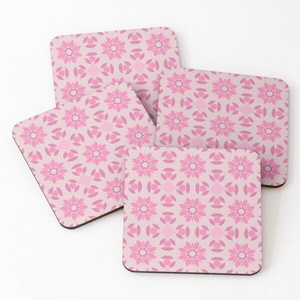 Item preview, Pink Floral Geometric Pattern: Petals and Diamonds 5 designed and sold by AneissPiaf.