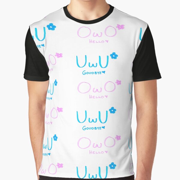 "OwO + UwU" T-shirt for Sale by AngelicMelody | Redbubble | owo graphic
