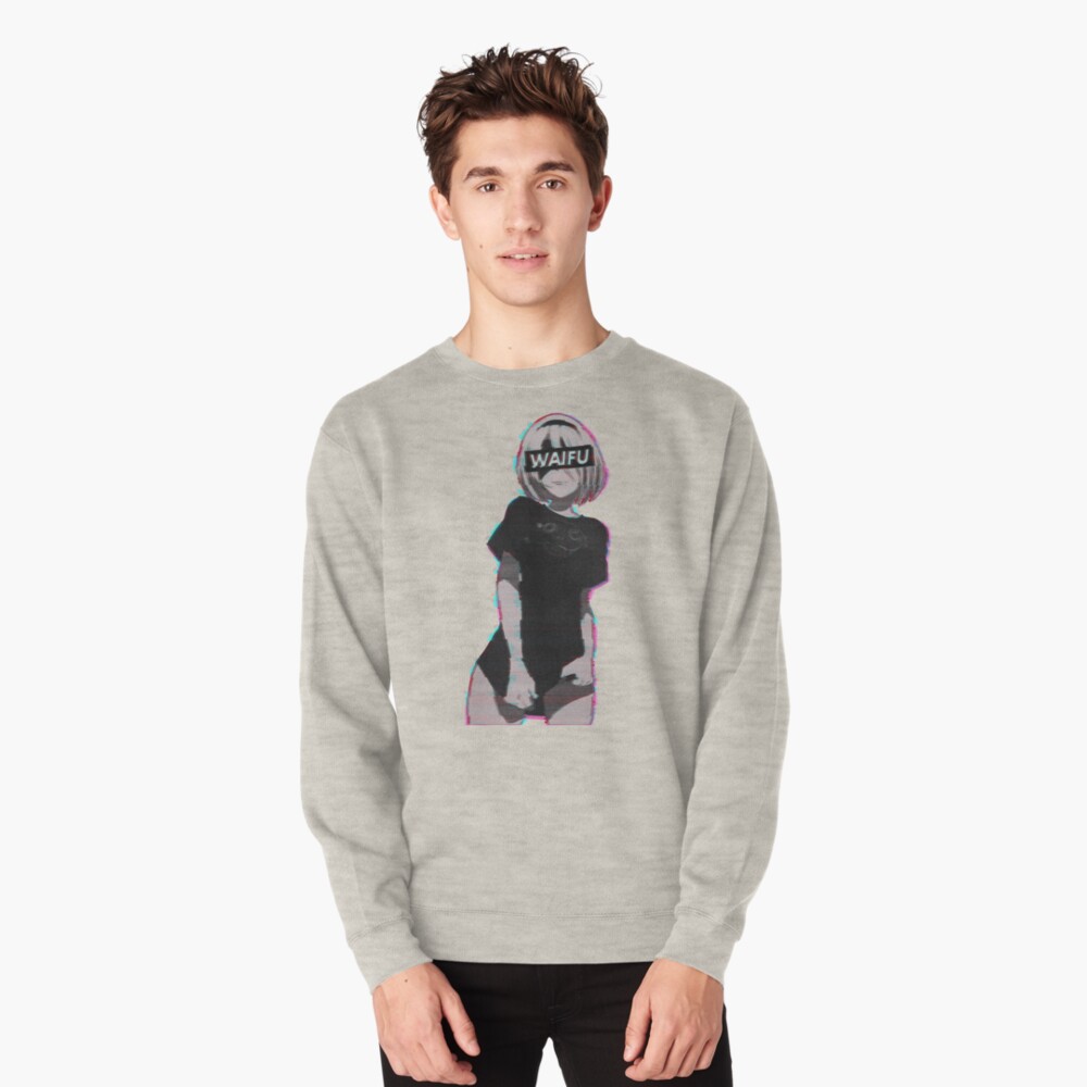 Item preview, Pullover Sweatshirt designed and sold by Waifu-Dope.