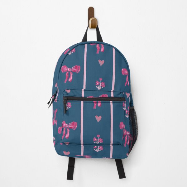 Item preview, Pink Bow Vertical Stripe - preppy coquette aesthetic designed and sold by aneladesigns.