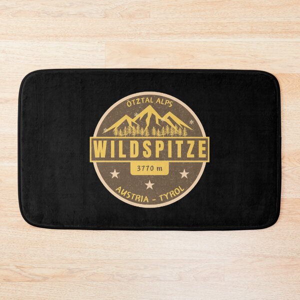 Item preview, Wildspitze in Ötztal Alps Austria Retro Travel Art Emblem designed and sold by MaateoDesign.