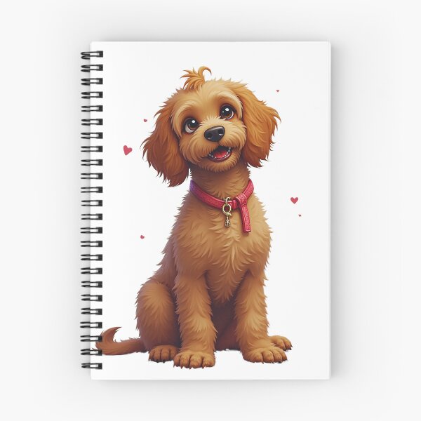 Item preview, Adorable Cockapoo with a Pink Collar designed and sold by Bulwshop.