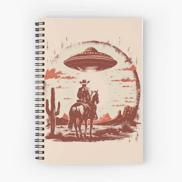 Item preview, Cowboy Meets UFO - Sci-Fi Western Design designed and sold by Aredbox.