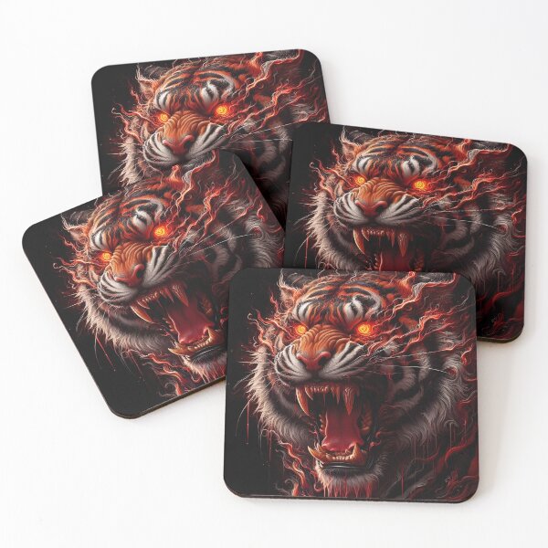 Item preview, Wild Fire Tiger designed and sold by GalleryBrisArt.