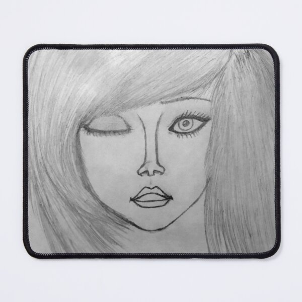 Item preview, Winking girl  designed and sold by McFleur's Lens.