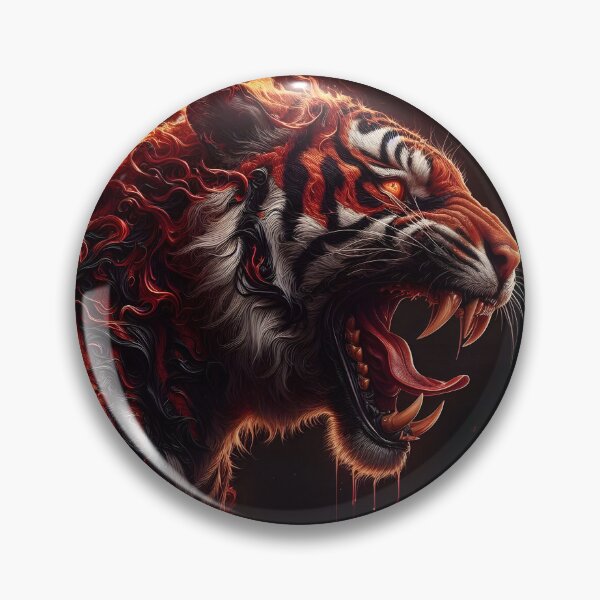 Item preview, Wild Fire Tiger designed and sold by GalleryBrisArt.