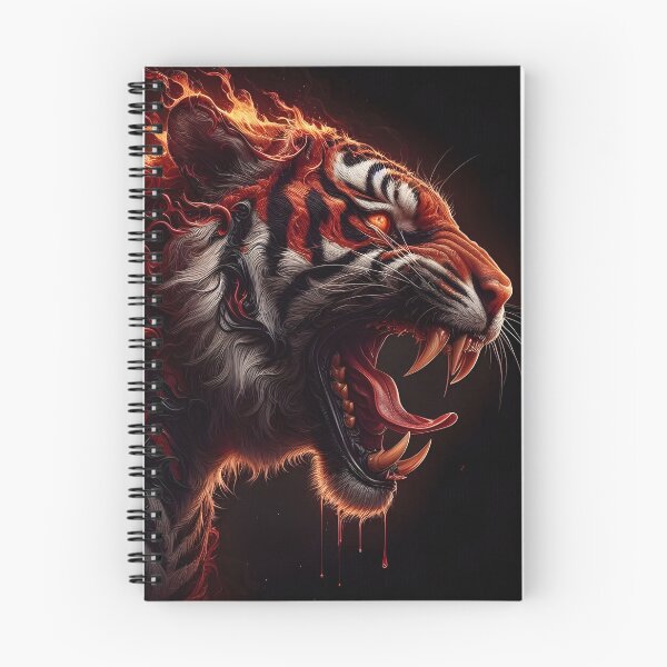 Item preview, Wild Fire Tiger designed and sold by GalleryBrisArt.
