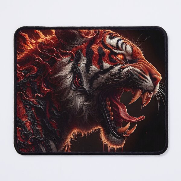Item preview, Wild Fire Tiger designed and sold by GalleryBrisArt.