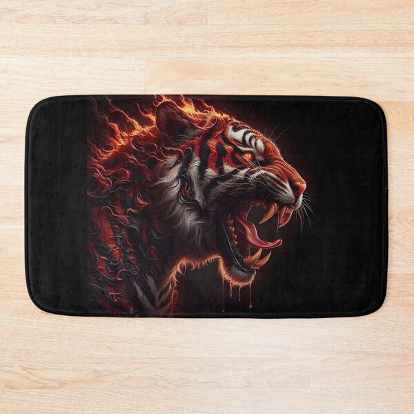 Item preview, Wild Fire Tiger designed and sold by GalleryBrisArt.