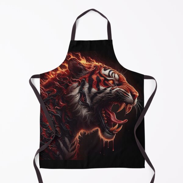 Item preview, Wild Fire Tiger designed and sold by GalleryBrisArt.