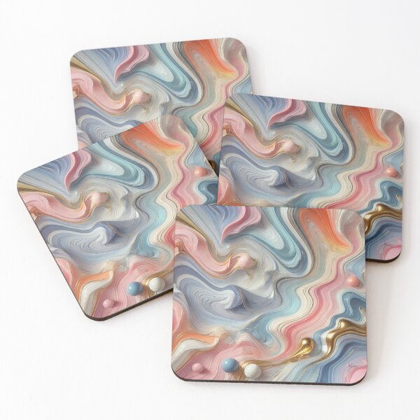 Item preview, marble textures with a blend of pastel and metallic tones. designed and sold by MZCREATIONS144.