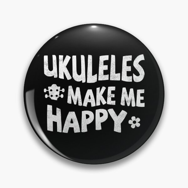Item preview, Ukuleles make me happy designed and sold by UkeverseGifts.
