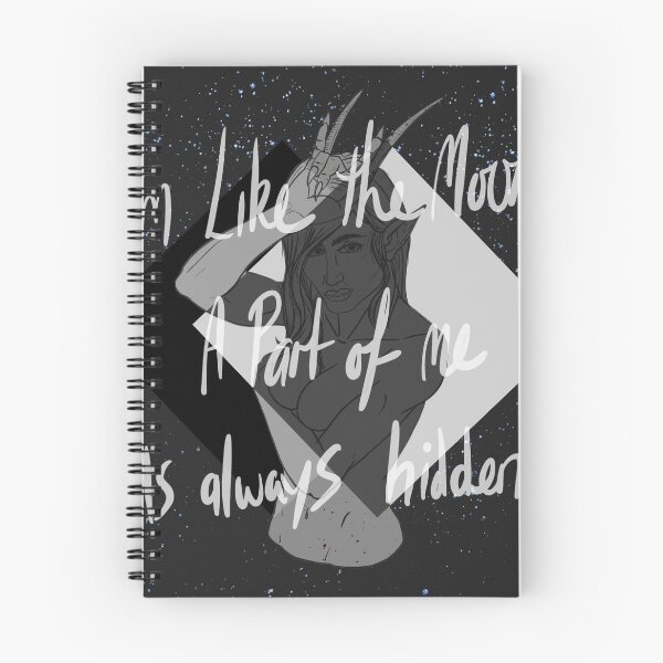 Item preview, I am like the moon, a part of me is always hidden designed and sold by Made-by-Anxiety.
