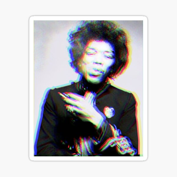 Jimmy smoking Sticker