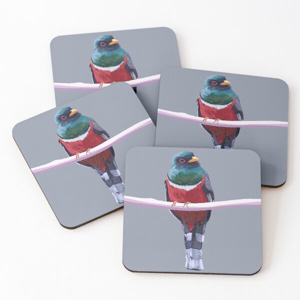 Item preview, Masked Trogon (Grey) designed and sold by okaymoose.
