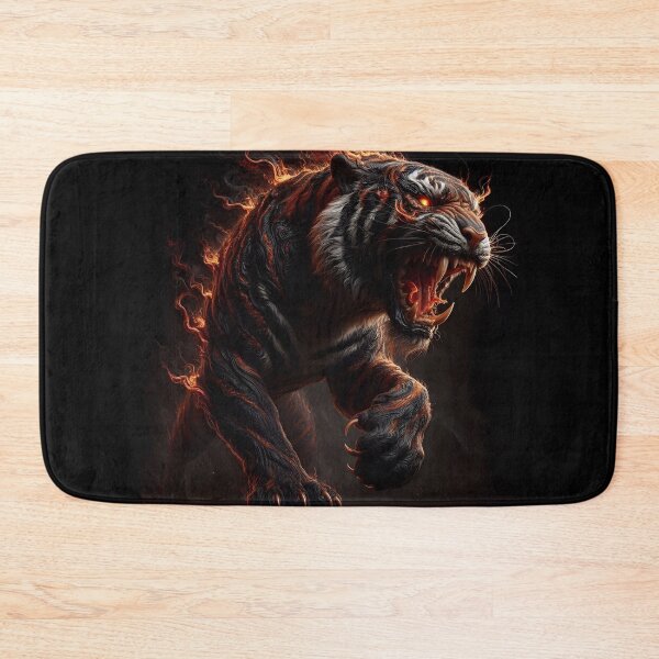Item preview, Wild Fire Tiger designed and sold by GalleryBrisArt.
