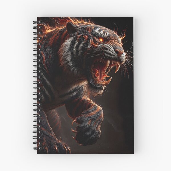 Item preview, Wild Fire Tiger designed and sold by GalleryBrisArt.