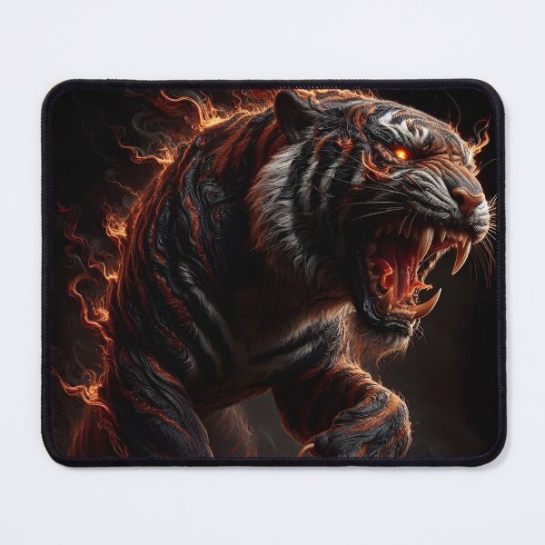Item preview, Wild Fire Tiger designed and sold by GalleryBrisArt.