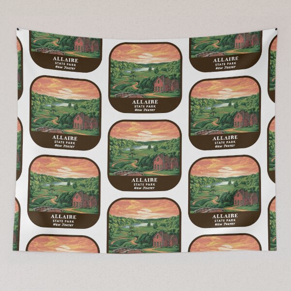 Item preview, Vintage Allaire State Park (New Jersey State Park) designed and sold by RabbitK.