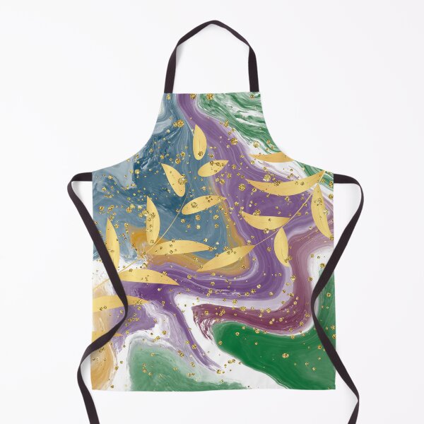 Item preview, "Abstract Art with Golden Leaves" designed and sold by Graphollio-shop.