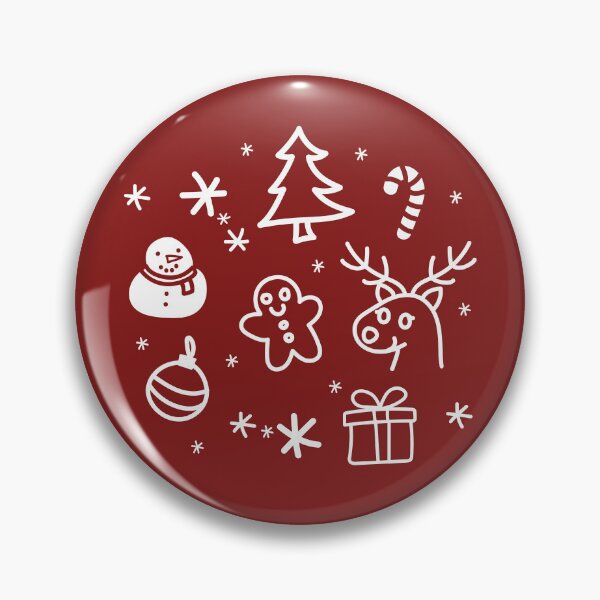 Aperçu de l'œuvre Modèle de Noël festif des vacances d'hiver - Rouge créée et vendue par Bountiful Bean.