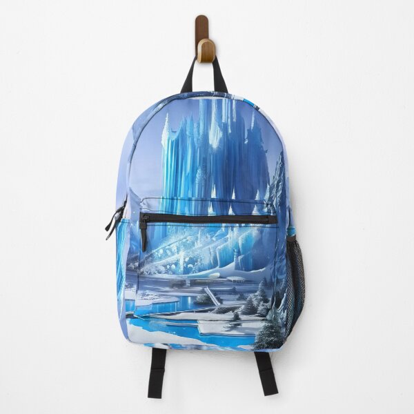 Item preview, Ice Castle in Winter Wonderland – Fantasy Frozen Landscape designed and sold by Amr Siam.