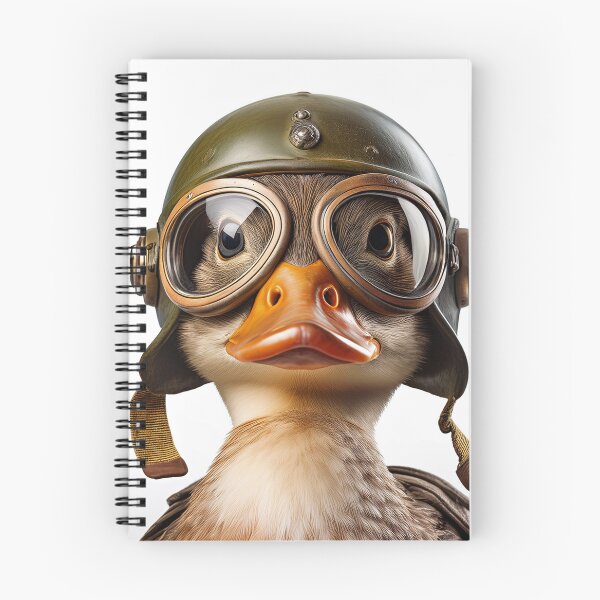 Item preview, Daring Duck with Helmet Wall Art – Unique and Playful Decor designed and sold by Terradesignsbyk.