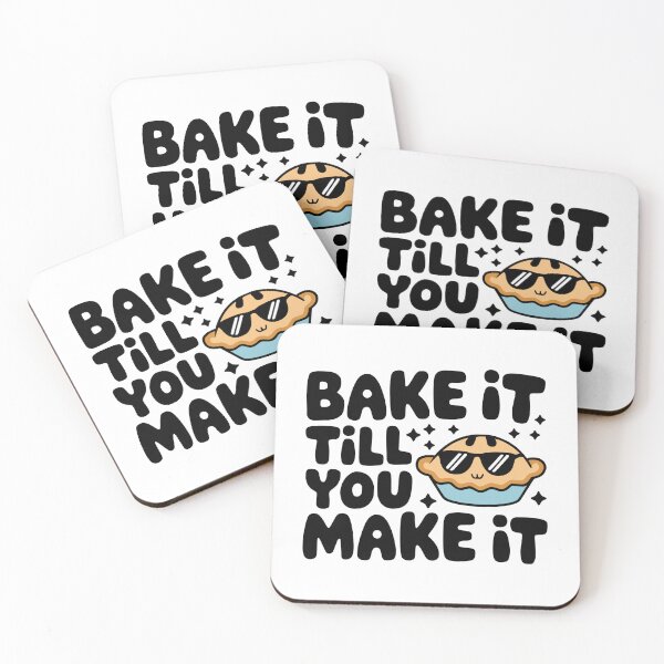 Item preview, Bake It Till You Make It! Cute Pie Baking Pun designed and sold by PMCreative.