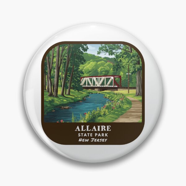 Item preview, Parque Estatal Vintage Allaire (Parque Estatal de Nueva Jersey) designed and sold by RabbitK.