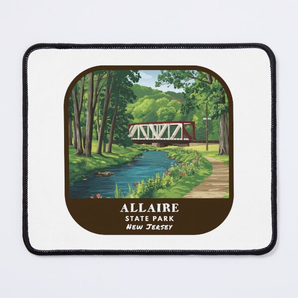 Item preview, Vintage Allaire State Park (New Jersey State Park) designed and sold by RabbitK.