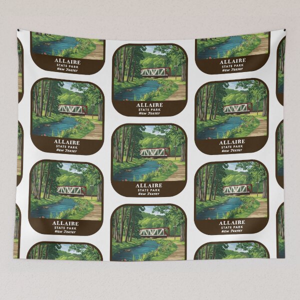 Item preview, Vintage Allaire State Park (New Jersey State Park) designed and sold by RabbitK.