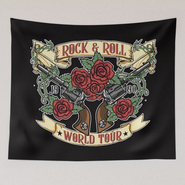 Item preview, Rock & Roll World Tour, Guns & Roses designed and sold by PMSNshop.