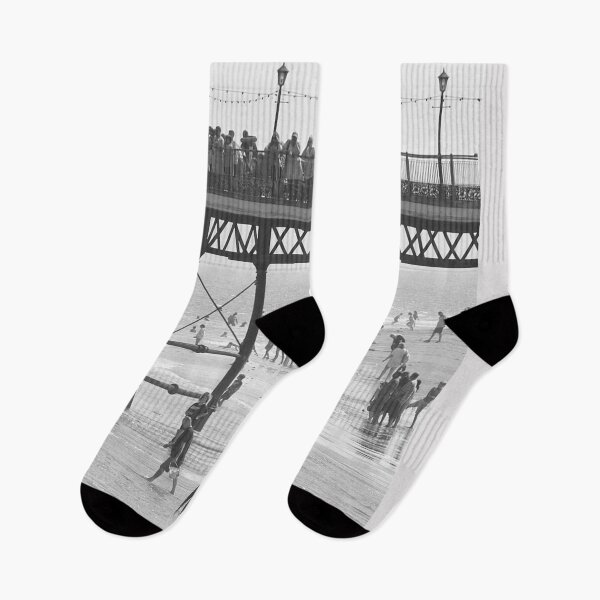 Item preview, Skegness Pier BW designed and sold by Alisonchambers2.