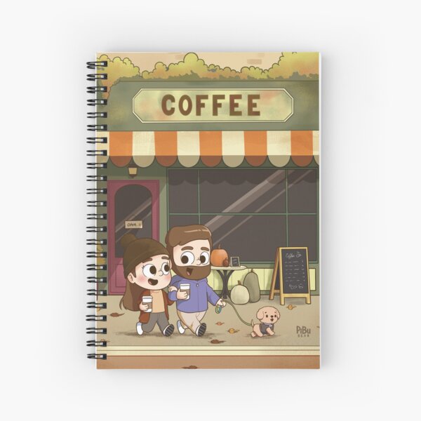 Aperçu de l'œuvre Café? l'automne avec toi créée et vendue par Pibubear.