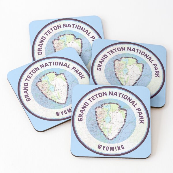 Item preview, Souvenir Map - Grand Teton National Park designed and sold by Willz Designz.