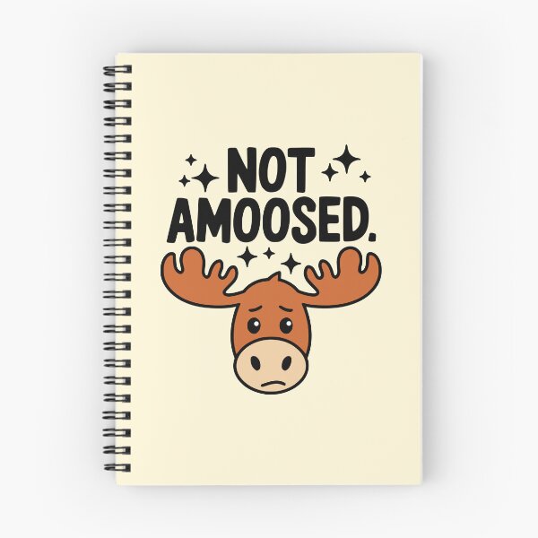 Item preview, Not Amoosed! Cute Moose Pun designed and sold by PMCreative.