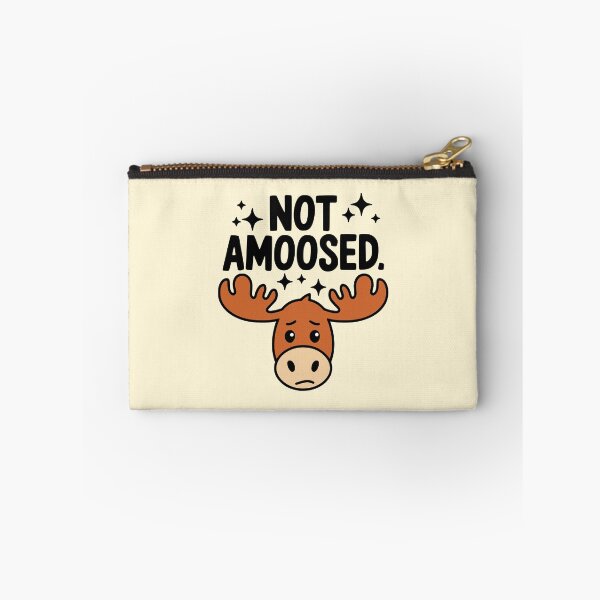 Item preview, Not Amoosed! Cute Moose Pun designed and sold by PMCreative.