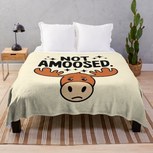 Item preview, Not Amoosed! Cute Moose Pun designed and sold by PMCreative.