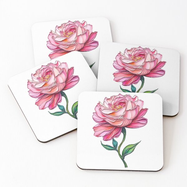 Artikelvorschau, Rosa Pfingstrose digitale Malerei entworfen und verkauft von Fikuall.