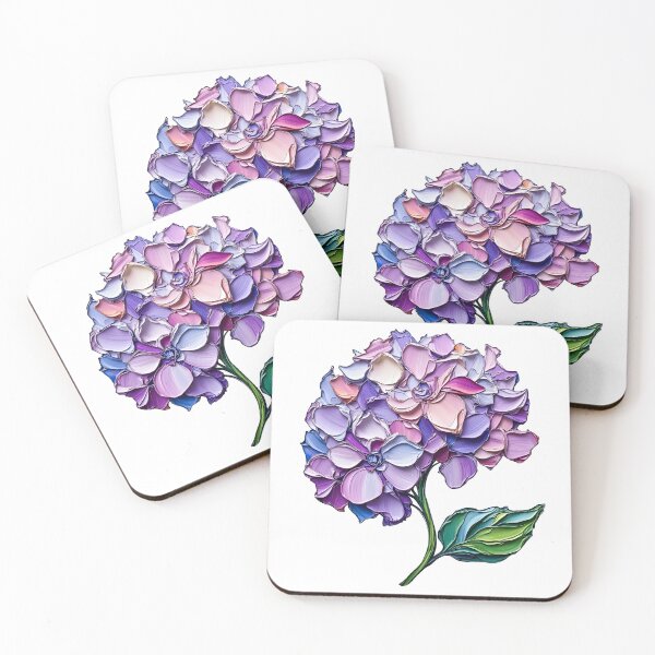 Item preview, Purple Hydrangea Digital Painting designed and sold by Fikuall.