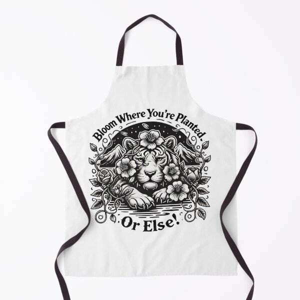 Item preview, Bloom Where You're Planted. Or Else! Tiger designed and sold by bosilvercat.