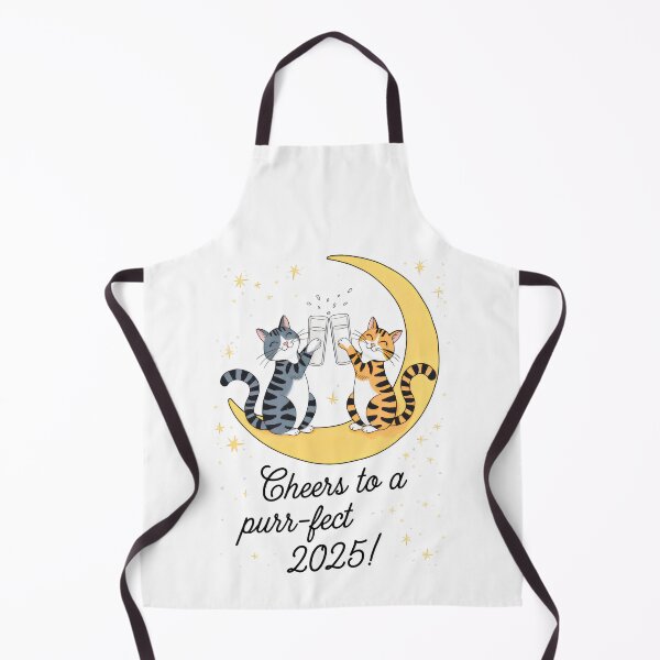 Item preview, Cheer to purr-ffect happy new year 2025 designed and sold by VividDripCo.