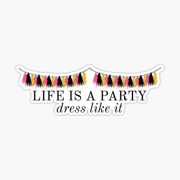 open lace back dress LIFE IS A PARTY - Audrey Hepburn Quote main image 0